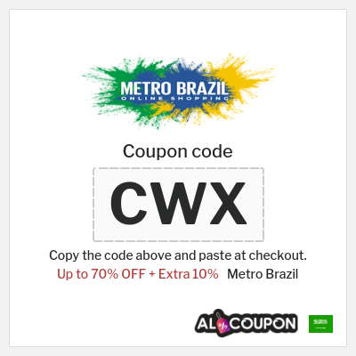 Coupon discount code for Metro Brazil 10% OFF