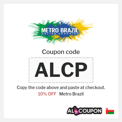 Coupon for Metro Brazil (ALCP) 10% OFF