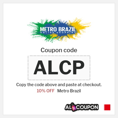 Coupon for Metro Brazil (ALCP) 10% OFF