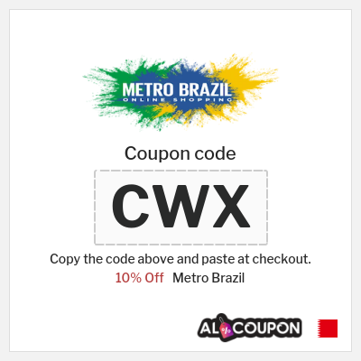 Metro Brazil Coupon (CWX) Metro Brazil Discount Code on All Products