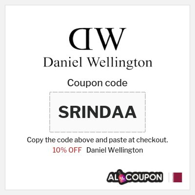 Coupon for Daniel Wellington (SRINDAA) 10% OFF