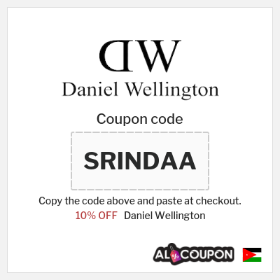 Coupon for Daniel Wellington (SRINDAA) 10% OFF