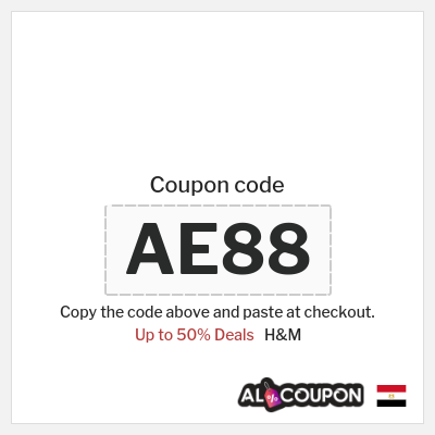 Coupon discount code for H&M Exclusive 5% Discount Codes