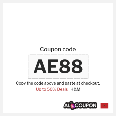 Coupon discount code for H&M Exclusive 5% Discount Codes