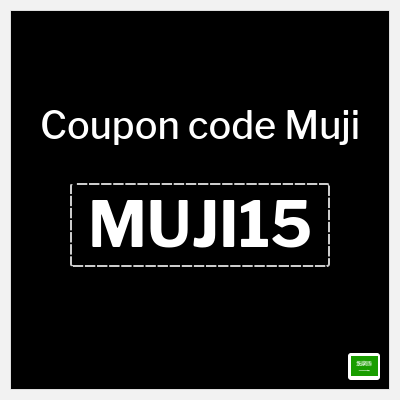 Coupon discount code for Muji 12% OFF