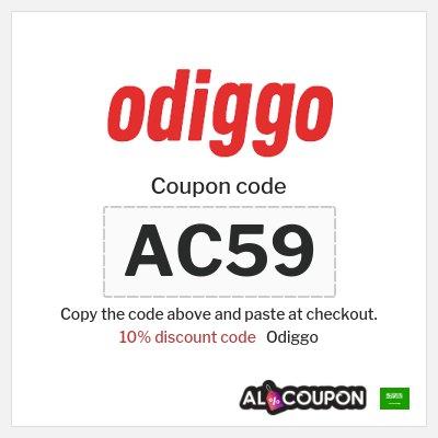 Coupon for Odiggo (AC59) 10% discount code