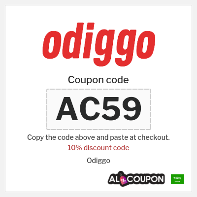 Coupon for Odiggo (AC59) 10% discount code