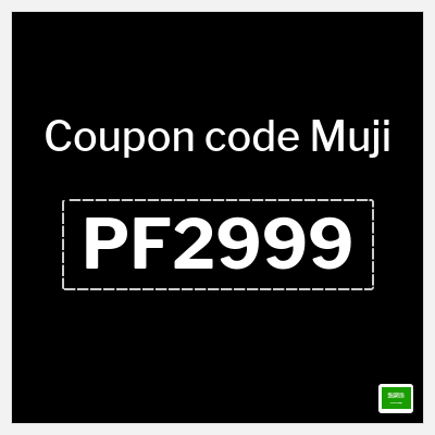 Coupon for Muji (PF2999) Up to 40% OFF + EXTRA 15% 
