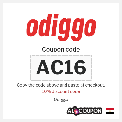 Coupon for Odiggo (AC16) 10% discount code