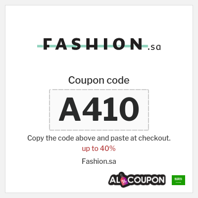Coupon for Fashion.sa (A410) up to 40%