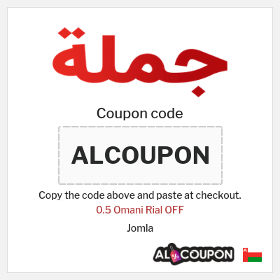 Coupon discount code for Jomla 0.5 Omani Rial OFF