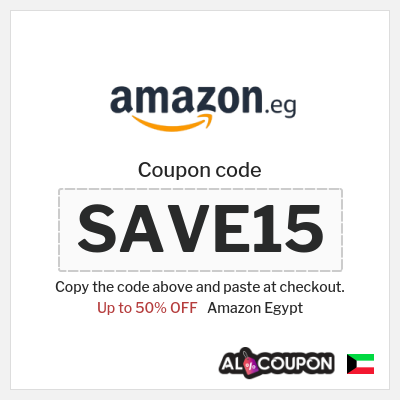 Coupon discount code for Amazon Egypt Up to 80% Discounts + Free Shipping