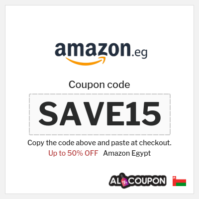 Coupon discount code for Amazon Egypt Up to 80% Discounts + Free Shipping