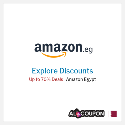 Coupon discount code for Amazon Egypt Up to 80% Discounts + Free Shipping