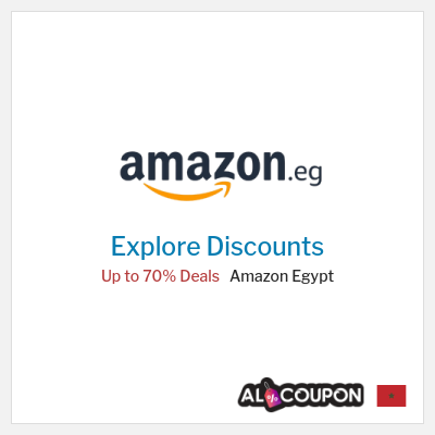 Coupon discount code for Amazon Egypt Up to 80% Discounts + Free Shipping