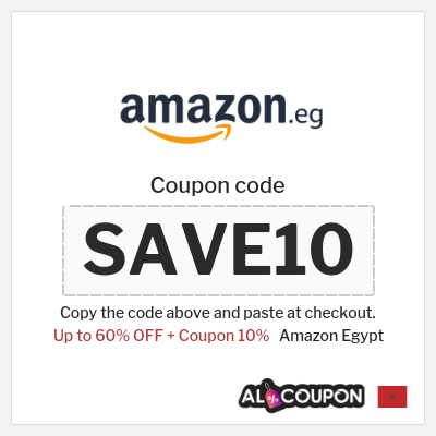 Coupon discount code for Amazon Egypt Up to 80% Discounts + Free Shipping