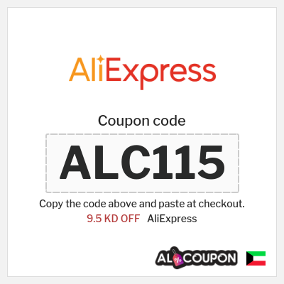 Coupon for AliExpress (ALC115) 9.5 KD OFF