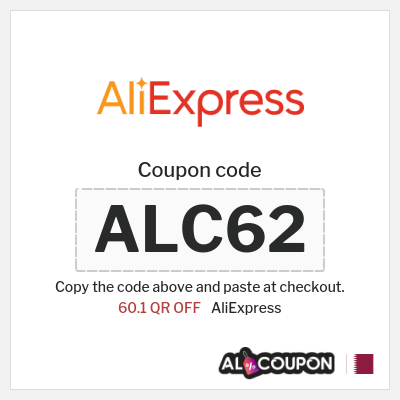Coupon for AliExpress (ALC62) 60.1 QR OFF