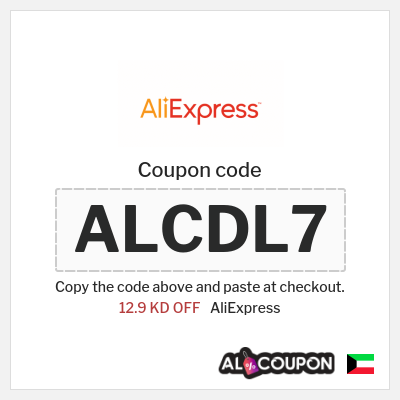 Coupon for AliExpress (ALCDL7) 12.9 KD OFF
