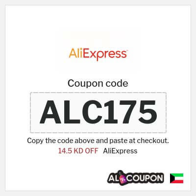 Coupon for AliExpress (ALC175) 14.5 KD OFF