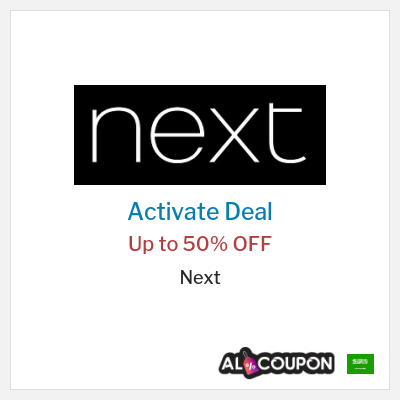 Special Deal for Next Up to 50% OFF