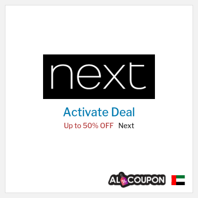 Special Deal for Next Up to 50% OFF
