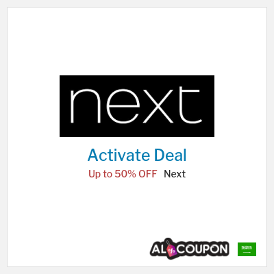 Special Deal for Next Up to 50% OFF