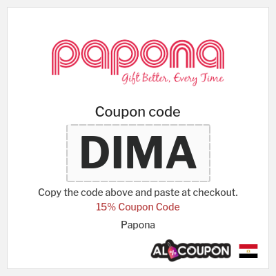 Coupon discount code for Papona 10% OFF