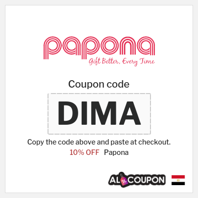 Coupon for Papona (DIMA) 10% OFF