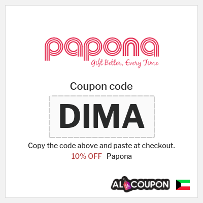 Coupon for Papona (DIMA) 10% OFF