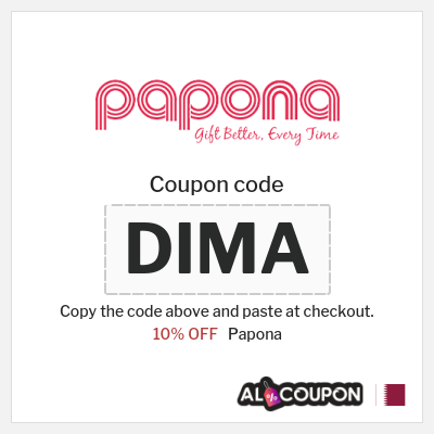 Coupon for Papona (DIMA) 10% OFF