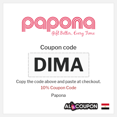 Coupon for Papona (DIMA) 10% Coupon Code