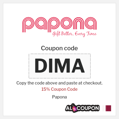 Coupon for Papona (DIMA) 15% Coupon Code