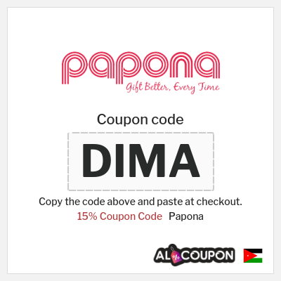 Coupon for Papona (DIMA) 15% Coupon Code