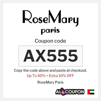 Coupon discount code for RoseMary Paris 10% OFF