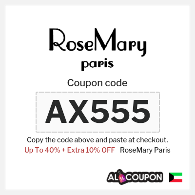 Coupon discount code for RoseMary Paris 10% OFF