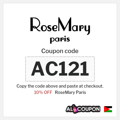 Coupon for RoseMary Paris (AC121) 10% OFF