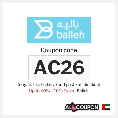 Coupon discount code for Balleh 10% OFF