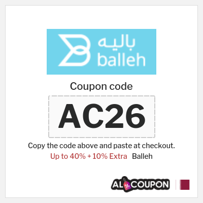 Coupon discount code for Balleh 10% OFF