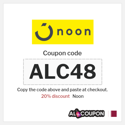 Noon Coupon (ALC33) Noon discount code 2025