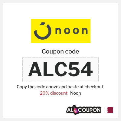 Coupon for Noon (ALC54) 20% discount
