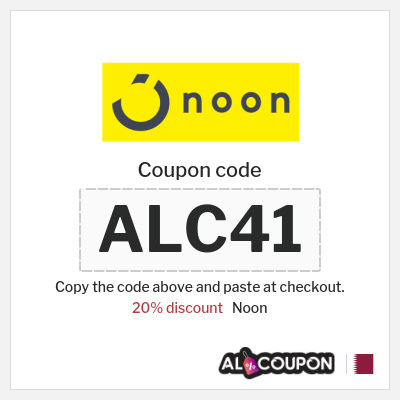 Noon Coupon (ALC41) Noon discount code 2025
