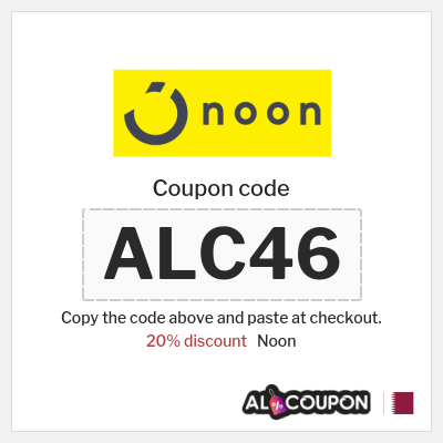 Noon Coupon (ALC46) Noon discount code 2026