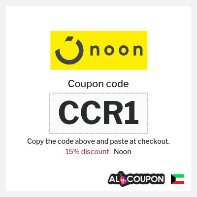 Noon Coupon (CCR1) Noon Discount Code 2026