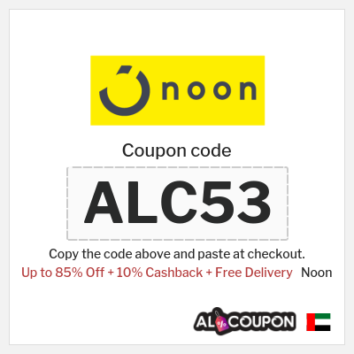 Noon Coupon (ALC53) Noon Discount Code 2026