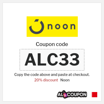 Noon Coupon (ALC54) Noon discount code 2025