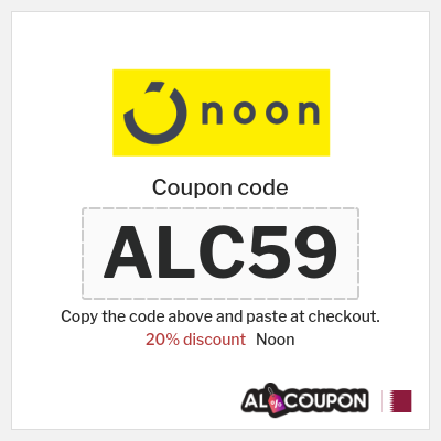 Coupon for Noon (ALC59) 20% discount