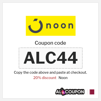 Noon Coupon (ALC44) Noon discount code 2025