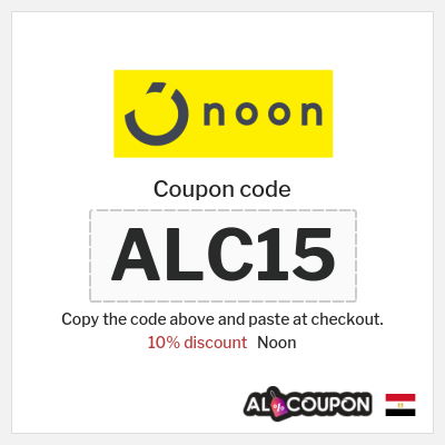 Noon Coupon (ALC15) Noon discount code 2025