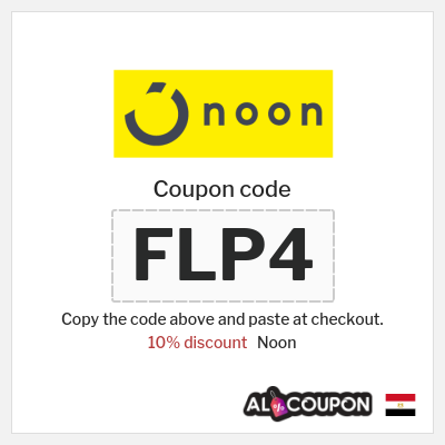 Noon Coupon (FLP4) Noon discount code 2025